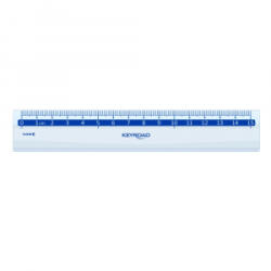 Keyroad Vonalzó 15 cm, klasszikus (KR971607) (KR971607) - aqua