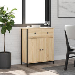 vidaXL sonoma tölgy színű szerelt fa tálalószekrény 70 x 30 x 80 cm (VD835525)
