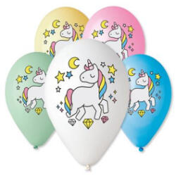  Léggömb, 30 cm, unikornis (PT1020011UNI) (PT1020011UNI)