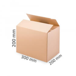 Karton doboz 300 x 200 x 200 mm 3 rétegű (WEB0153) (WEB0153)