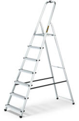 IRIS TOOLS HL-700-7S 7 (6+1) Lépcsős Alumínium Létra, Összecsukható, 125 kg Teherbírás
