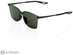 100% % LEGERE SQUARE szemüveg, Soft Tact Army zöld/szürke zöld lencse - mtbiker - 40 699 Ft