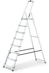 IRIS TOOLS HL-800-8S 8 (7+1) Lépcsős Alumínium Létra, Összecsukható, 125 kg Teherbírás - fizz