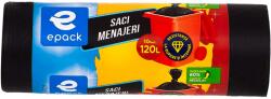 Epack LDPE szemeteszsák, 120 l, 10 db, Fekete