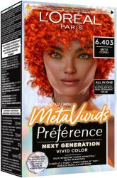 L'Oréal L'Oréal Paris Preférence Meta Vivids Meta Coral, hajfesték, 25ml+75ml+22g+54ml
