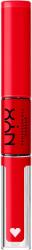 NYX Cosmetics Shine Loud High Shine Lip Color rúzs, fényes, folyékony, 6, 8 ml - 17 Rebel In Red