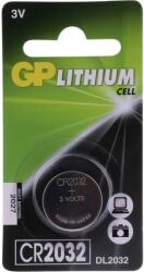 GP Batteries Lítium gombelem, CR2032, 1db/bliszter, B15322 (B15322)