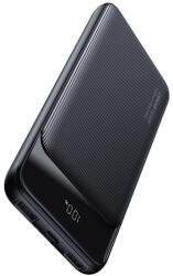 USAMS xy vésztöltő 2 usb+type-c aljzat, 20000mah, 10w, gyorstöltő, led kijelző, fekete (20KCD20001)
