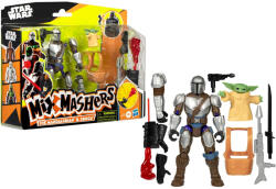 Hasbro Transformers: Mix Mashers Deluxe Mandalóri és Grogu figura kiegészítőkkel - Hasbro