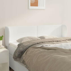 vidaXL fehér műbőr szárnyas fejtámla 147x23x78/88 cm (VD3116955)