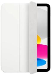 Apple smart folio tabletvédő álló, bőr hatású, aktív flip, oldalra nyíló, trifold, asztali tartó, fehér, kompatibilis: Apple IPAD 11, 2025 (MDEJ4ZM/A)