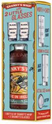 BIGGAR & LEITH Shanky's Whip Black Irish Whiskey Likőr Medium (DD+Shotos poharak) [0, 35L|33%]