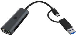 RaidSonic IB-LAN301-C3 USB-A/USB-C to Ethernet LAN (61030)