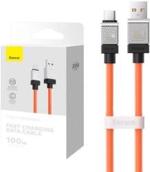 Baseus CoolPlay USB-A - USB-C töltőkábel 100W 2m narancssárga (CAKW000707) (CAKW000707) (CAKW000707)