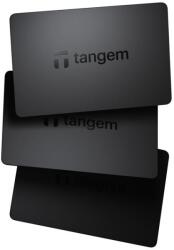 tangem Portofel electronic Tangem 3 Card Set, pentru monede virtuale Bitcoin, Ethereum, Dash, ZCash si altele, Negru (TG128X3-B)
