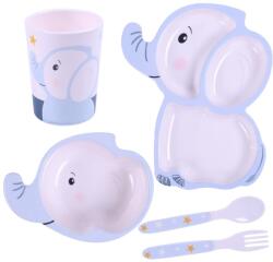 Bocioland Bocioland, Elefant, set de vase, 5 elemente Set pentru masa bebelusi