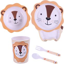 Bocioland Bocioland, Leu, set de vase, 5 elemente Set pentru masa bebelusi
