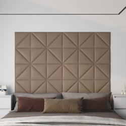 vidaXL 12 db kávészínű műbőr fali panel 30 x 30 cm 0, 54 m2 (343943)