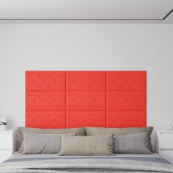 vidaXL 12 db piros műbőr fali panel 60 x 30 cm 2, 16 m2 (343990)