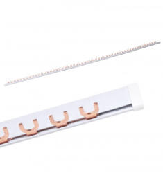 OMU System BB063-1P-U-100 Fázissín 63A villás U típusú 1 pólusú 10mm2 54 modul 1000mm szigetelt (BB063-1P-U-100)