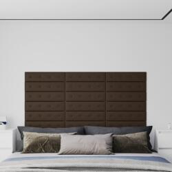 vidaXL 12 db barna műbőr fali panel 60 x 15 cm 1, 08 m2 (343987)