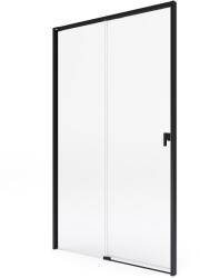 Roca Metropolis-N zuhanyajtók 120 cm tolható fekete matt/átlátszó üveg AMP1312016M (AMP1312016M)