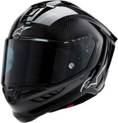 Alpinestars Supertech R-10 Solid 2024 carbon zárt motoros bukósisak fekete