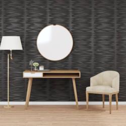 vidaXL 24 db fekete XPS kőmintás fali panel 50 x 50 cm 6 m2 (356941)