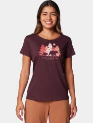 Columbia Daisy Days Short Sleeve Graphic Tee női rövid ujjú póló M vörös