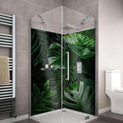 Wallplex Fürdőszobai dekorpanel Wallplex falburkoló Palm leaves 90x200cm DUPLA (D059243)