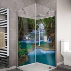 Wallplex Fürdőszobai dekorpanel Wallplex falburkoló Waterfall 90x200cm DUPLA (D059240)