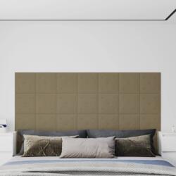 vidaXL 12 db cappuccino színű műbőr fali panel 30 x 30 cm 1, 08 m2 (343978)
