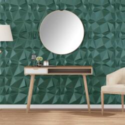 vidaXL 12 db zöld XPS gyémántmintás fali panel 50 x 50 cm 3 m2 (4100061)