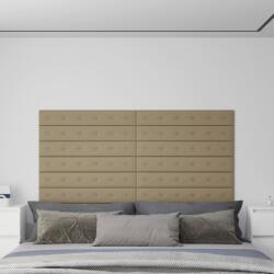 vidaXL 12 db kávészínű műbőr fali panel 90 x 15 cm 1, 62 m2 (343999)