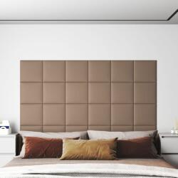 vidaXL 12 db cappuccino színű műbőr fali panel 30 x 30 cm 1, 08 m2 (343803)