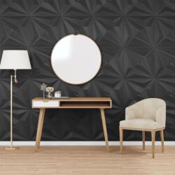 vidaXL 24 db fekete XPS csillagmintás fali panel 50 x 50 cm 6 m2 (356935)