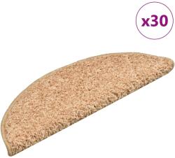 vidaXL 30 db aranyszínű lépcsőszőnyeg 56x17x3 cm (3365808)