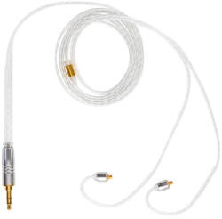 Campfire Audio TIME STREAM METAL - Cablu pentru căști din cupru placat cu argint Litz, cu conector MMCX universal - 3.5mm (CA-C-TIMESTREAM-M-35)