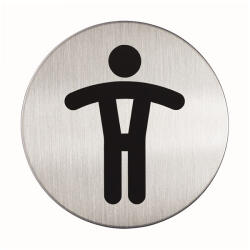 DURABLE Picto átm. 83 mm Férfi WC piktogram (490523) - haztartasibolt