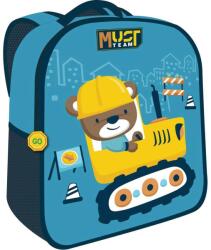 Luna Luna: Must Team 3D építkező maci mintás ovis hátizsák 26x10x32cm (000586519) - jatekshop