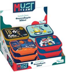 Luna Luna: Must Team Fiús műanyag uzsonnás doboz többféle változatban 800ml 1db (000586472) - jatekshop