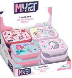 Luna Luna: Must Team Lányos műanyag uzsonnás doboz többféle változatban 800ml 1db (000586473)