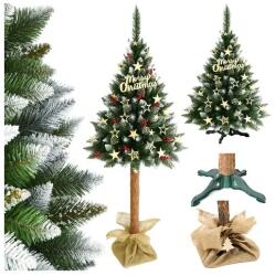 Ruhhy Műfenyő Diamond Pine fatörzzsel, prémium, 180 cm (00011988)