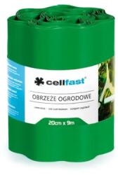 Cellfast Hullámos, vízálló kerti szegély 20 cm × 9 m zöld (66975)