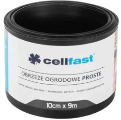 Cellfast Fekete kerti szegély 10cm x 9m vízálló (66970)