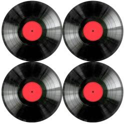 Bertoni Kerek asztali alátét szett 4 db, 33 cm, vinyl minta, mosható filc (87095)
