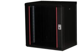 EQUIP Fali Rackszekrény - EPM-12-6045-B-CBAA (19", 12U, 600x450mm, előre szerelt, fekete) (EPM-12-6045-B-CBAA) - pixel