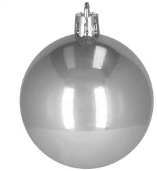 SPRINGOS 20 db szürke, 6 cm-es, törhetetlen karácsonyfadísz gömbkészlet (CA0139)