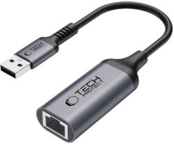Tech-Protect UltraBoost USB-A 3.0 - Ethernet RJ45 1000Mbps Adapter - Fekete (WR-189579)