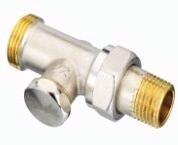 Danfoss RLV-S típusú visszatérő radiátorszelep 1/2''-3/4'' eurókónuszos, egyenes (003L0354)